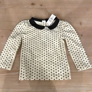NWT BabyGap Polka Dot Blouse